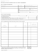 Form 3614 - Michigan Historic Preservation Tax Credit Assignment - 2001