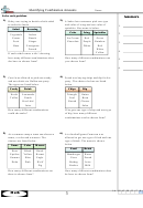 Identifying Combination Amounts Worksheet