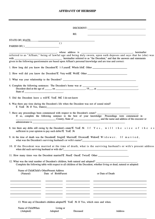 affidavit-of-heirship-form-printable-pdf-download
