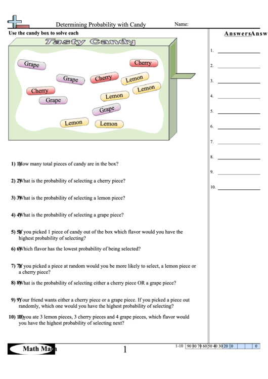 determining-probability-with-candy-worksheet-with-answer-key-printable-pdf-download