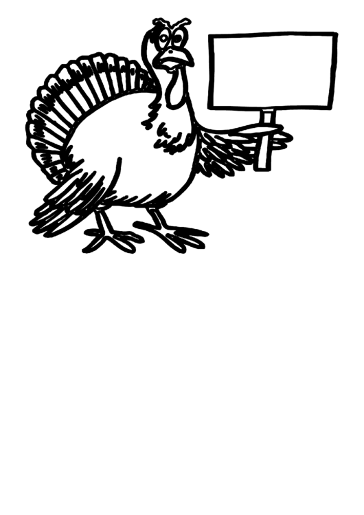 Turkey Coloring Sheet