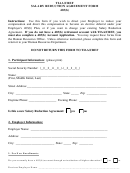 Tiaa/cref Salary Reduction Agreement Form