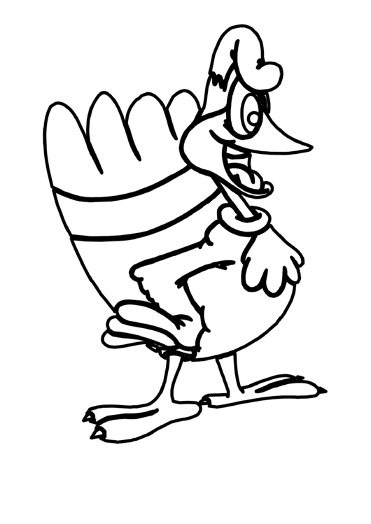 Turkey Coloring Sheet Printable pdf