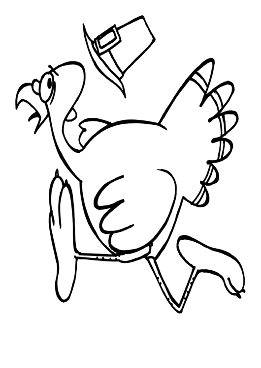 Turkey Coloring Sheet Printable pdf