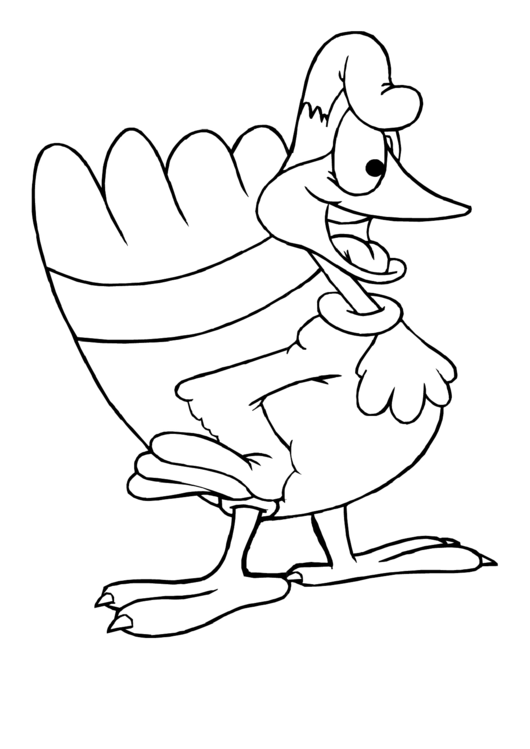 Turkey Coloring Sheet Printable pdf