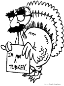 Turkey Coloring Sheet