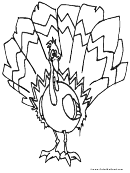 Turkey Coloring Sheet