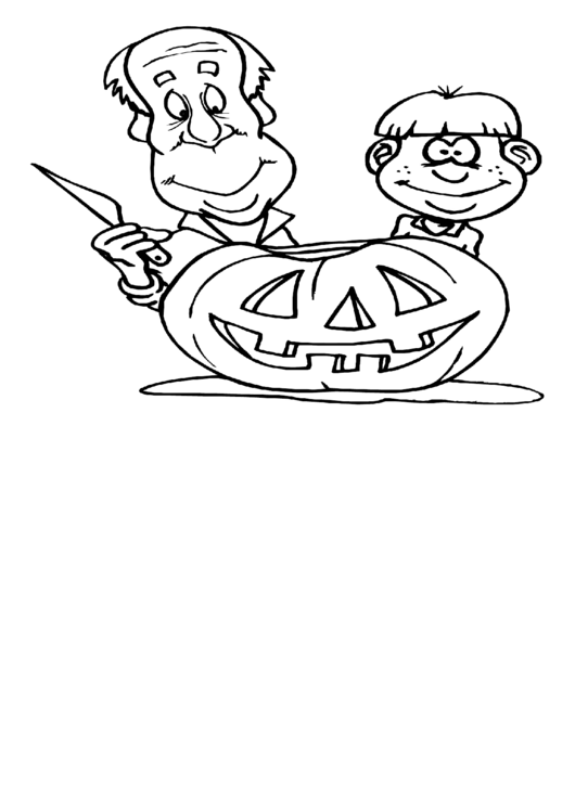 Pumpkin Coloring Sheet Printable pdf