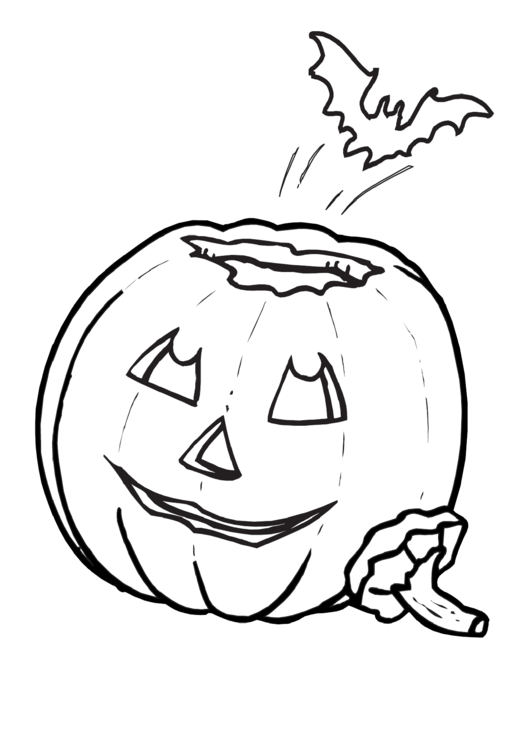 Pumpkin Coloring Sheet
