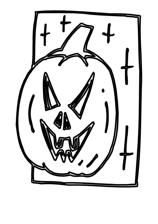 Pumpkin Coloring Sheet Printable pdf