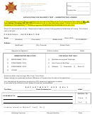 Application For Welder's Test - Unrestricted License Form - Office Of The Fire Commissioner