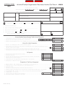 Fillable Arizona Form 99t - Arizona Exempt Organization Business Income Tax Return - 2006 Printable pdf