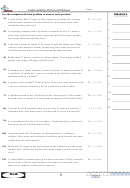 Understanding Division Problems Math Worksheet With Answer Key