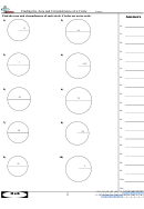 Finding The Area And Circumference Of A Circle Worksheet With Answer Key