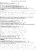 Manufactured Home Checklist Form