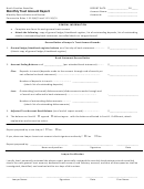 Monthly Trust Account Report Form
