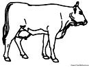 Coloring Sheet - Cow