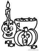 Coloring Sheet - Candy