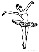 Coloring Sheet - Ballerina