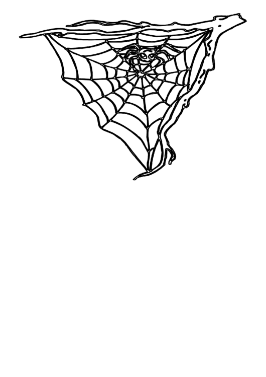 Coloring Sheet - Spider Printable pdf