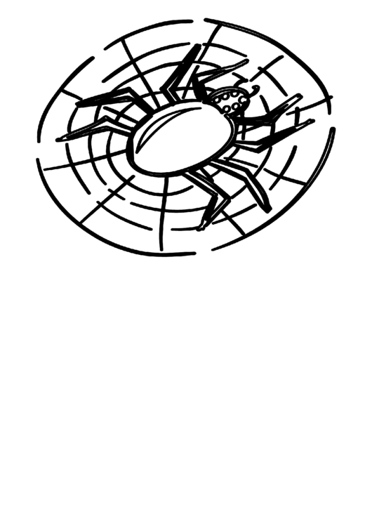 Coloring Sheet - Spider Printable pdf