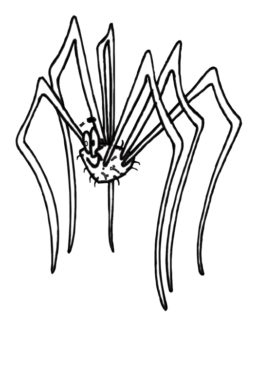 Coloring Sheet - Spider Printable pdf