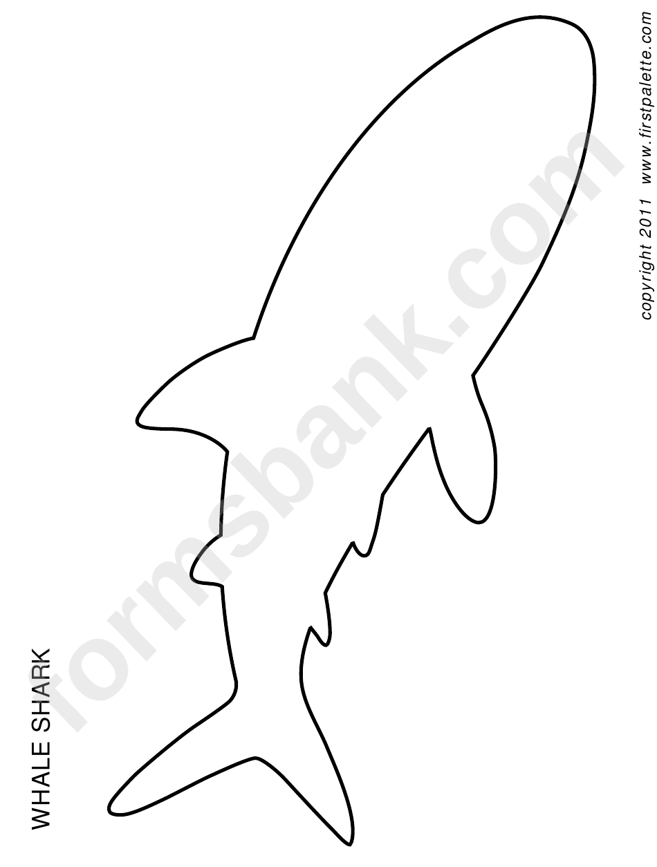 Coloring Sheet - Shark