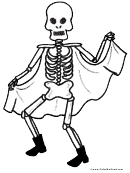 Coloring Sheet - Skeleton
