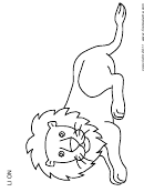 Coloring Sheet - Lion