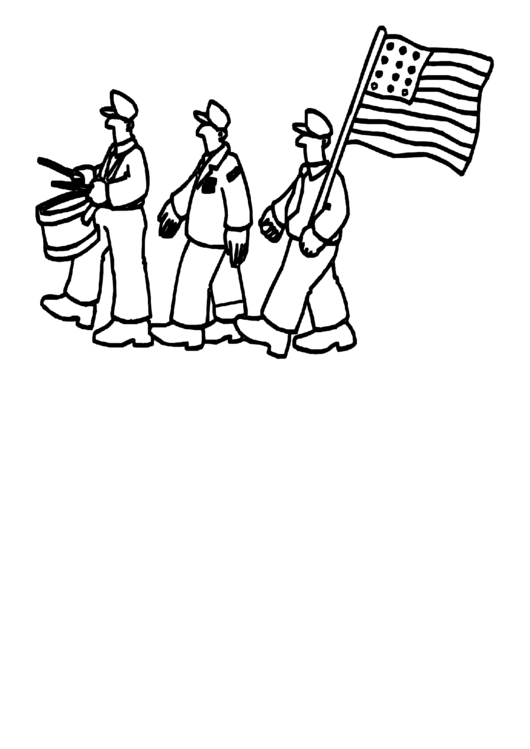 Coloring Sheet - Veterans Day Printable pdf
