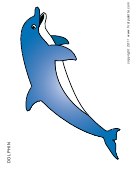 Coloring Sheet - Dolphin