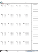 Ordering Money Worksheet