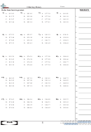 Ordering Money Worksheet