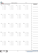 Ordering Money Worksheet