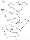 Bats Template - Small