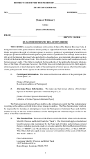 Qualified Domestic Relations Order - State Of Louisiana District Court
