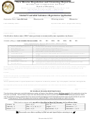 Limited Controlled Substance Registration Application
