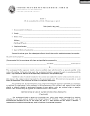 Form 96 - Contractors Bid For Public Work - Indiana