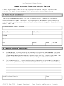 Health Report For Foster And Adoptive Parents