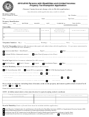 Nassau County Property Tax Exemption Application Printable pdf