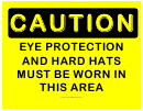 Caution Eye Protection 2