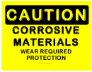 Caution Corrosive