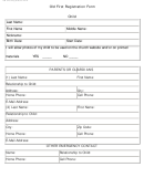 Fillable Church Registration Form Printable pdf