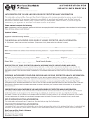 Form Mkt-496 - Bcbs Authorization For Health Information
