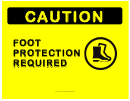 Caution Foot Protection 3
