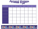 Personal Hygiene Schedule Template