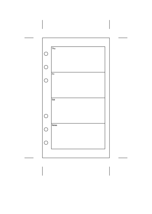 Pocket Calendar Template Printable pdf