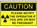 Notice Pregnant Sign