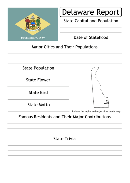 State Research Report Template - Delaware