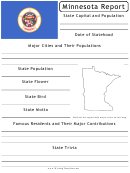 State Research Report Template - Minnesota